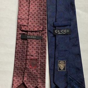 Gucci (Tom Ford) silk ties-set of two
